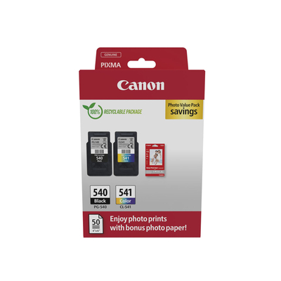 Product Αυθεντικό Μελάνι Canon PG-540 Noir + CL-541 Couleur Πολύχρωμο base image