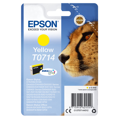 Product Αυθεντικό Μελάνι Epson C13T07144022 Κίτρινο base image