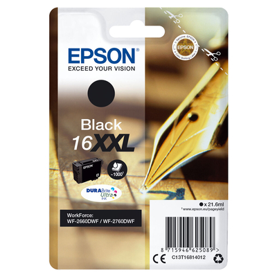 Product Αυθεντικό Μελάνι Epson C13T16814012 Μαύρο base image