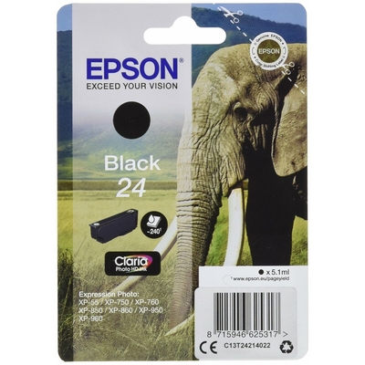 Product Μελάνι Εκτυπωτή Epson C13T24214022 Μαύρο base image