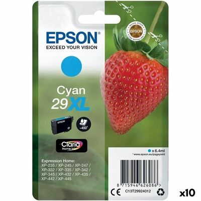 Product Μελάνι Epson 29 XL Κυανό (x10) base image