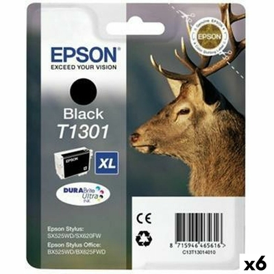Product Μελάνι Epson SX525WD/620FW/ OFFICE B42WD/ 525WD/625FWD/925FWD Μαύρο (x6) base image