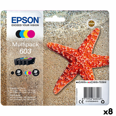 Product Αυθεντικό Μελάνι Epson N? 603 Μαύρο/Κυανό/Ματζέντα/Κίτρινο base image