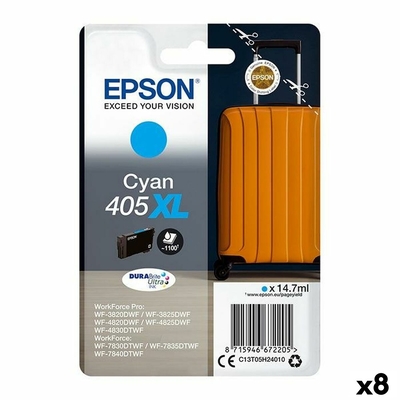 Product Μελάνι Epson 405XL Κυανό (8 Μονάδες) base image