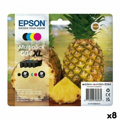 Product Μελάνι Epson XP-2200 WF-2910DWF 604XL Μαύρο/Κυανό/Ματζέντα/Κίτρινο (8 Μονάδες) base image