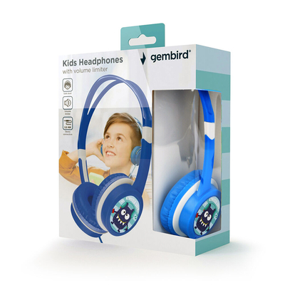 Product Ακουστικά Κεφαλής GEMBIRD MHP-JR-B Παιδικά base image