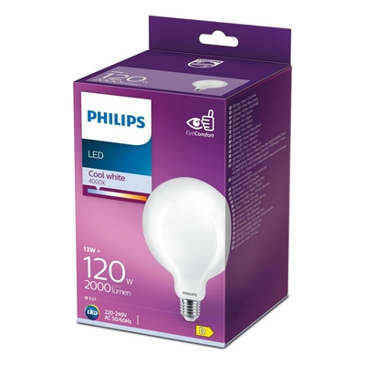 Product Λάμπα LED Philips 8718699764838 D 120 W 13 W E27 2000 Lm 12,4 x 17,7 cm (4000 K) base image