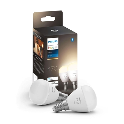 Product Λάμπα Smart Philips Bombilla esf?rica P45 E14 pack de 2 base image