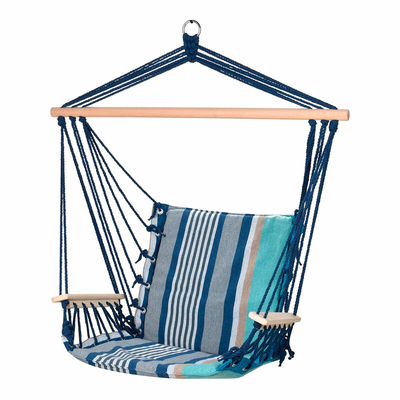 Product Κρεμαστή Κούνια Μπλε Ξύλο βαμβάκι Ριγέ 53 x 100 cm base image