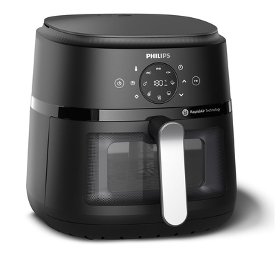 Product Φριτέζα Αέρος Philips NA231/00 Μαύρο/Ασημί 1700 W base image