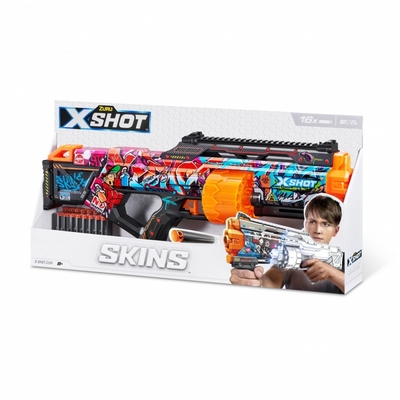 Product Παιδικό Όπλο Δράσης Zuru X-Shot Int-S003-X-Shot-Skins-Last Stand (16 Darts) Col base image