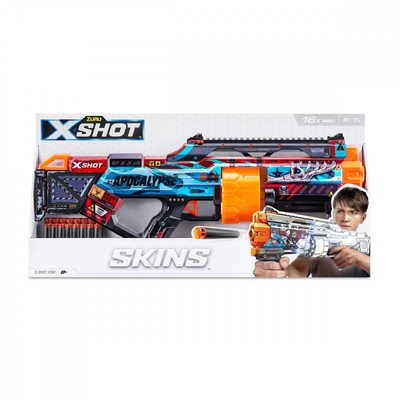 Product Παιδικό Όπλο Δράσης Zuru X-Shot Int-S003-X-Shot-Skins-La St Stand (16 Darts) Col base image