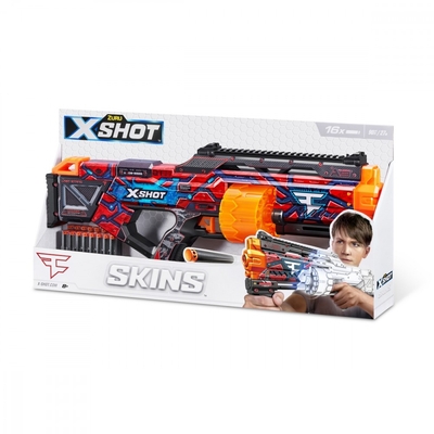 Product Παιδικό Όπλο Δράσης Zuru X-Shot Int-S003-X-Shot-Skins-La St Stand (16 Darts) Col base image