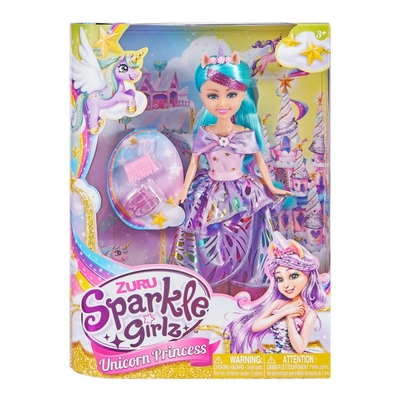 Product Κούκλα Zuru Sparkle Girlz Princess Unicorn 10.5 Inches base image