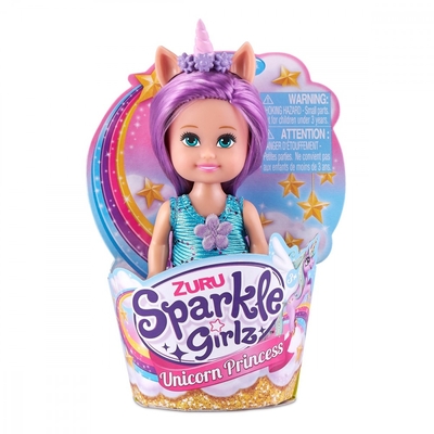 Product Κούκλα Zuru Sparkle Girlz 4.7 Inches Unicorn Princess Cupcake 48 Pcs base image