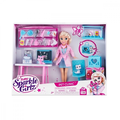 Product Κούκλα Zuru Sparkle Girlz Set Pet Clinic base image