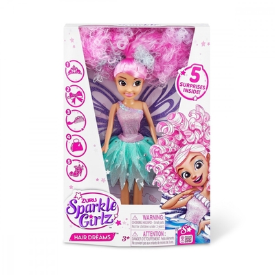 Product Κούκλα Zuru Sparkle Girlz 10.5 Inches Hair Dreams Cartoon 12 Pcs base image