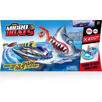 Product Zuru Robo Aliv Playset Micro Boat Shark Attack base image