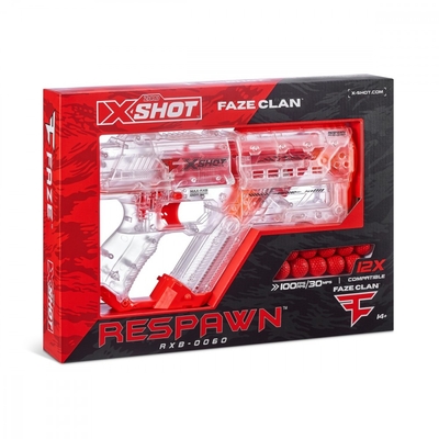 Product Παιδικό Όπλο Δράσης Zuru X-Shot Blaster Faze Respawn Round 12 Balls base image