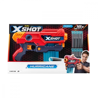 Product Παιδικό Όπλο Δράσης Zuru X-Shot Blaster Excel Hurricane 16 Darts base image