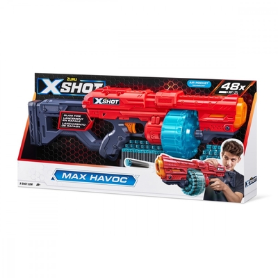 Product Παιδικό Όπλο Δράσης Zuru X-Shot Blaster Xcel Max Havoc 48 Darts base image