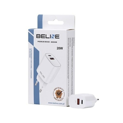 Product Φορτιστής Πρίζας Beline 20w Usb-C + Usb-A White base image