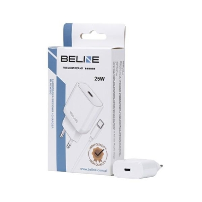 Product Φορτιστής Πρίζας Beline 25w Usb-C + Usb-C Cable, White base image