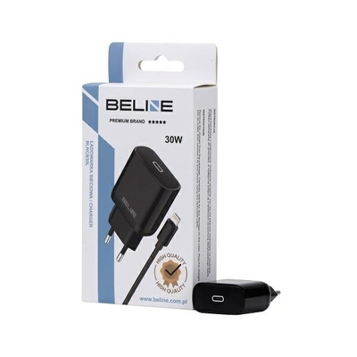 Product Φορτιστής Πρίζας Beline 30w Usb-C + Lightning, Black Cable base image
