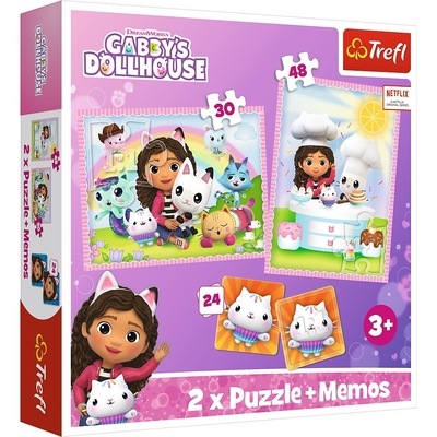 Product Παζλ 2in1 Memos Gabi With Her Feline Friend Gabbys Dollhouse base image