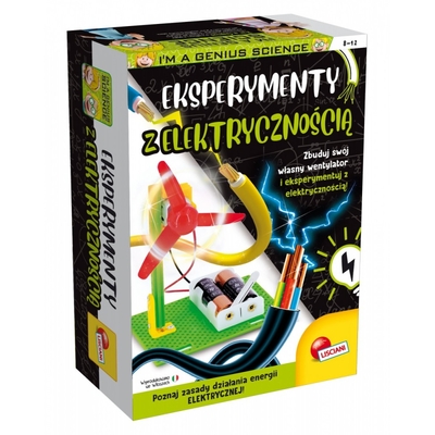 Product Εκπαιδευτικό Παιχνίδι Lisciani Science set Im a Genius Experiments with electricity base image