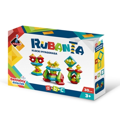 Product Παιχνίδι Κατασκευών Askato Rubanta Blocks of Pythagoras 30 pieces base image