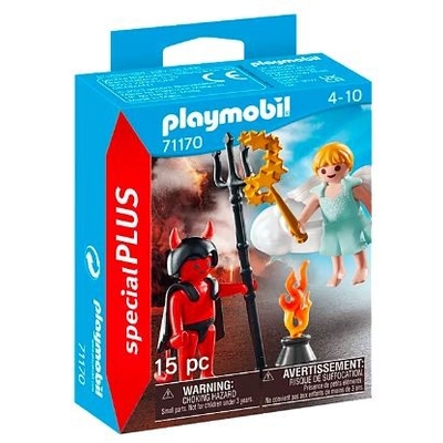Product Φιγούρα Playmobil Little Angel & Little Devil base image