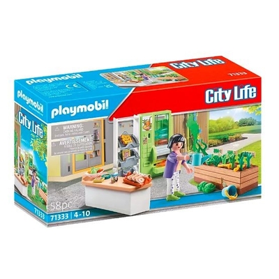 Product Φιγούρα Playmobil City Life 71333 Lunch Kiosk base image
