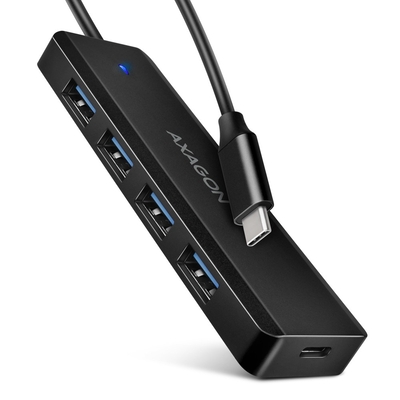 Product USB Hub Axagon Hue-C1c, 4-Port Usb 5gbps 19cm Usb-C  base image