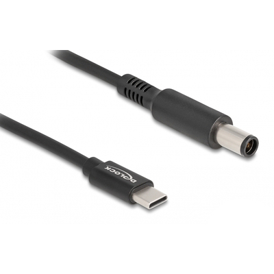 Product Καλώδιο Τροφοδοσίας Delock 87975, USB-C σε Dell 7.4x5mm, 1.5m, μαύρο base image
