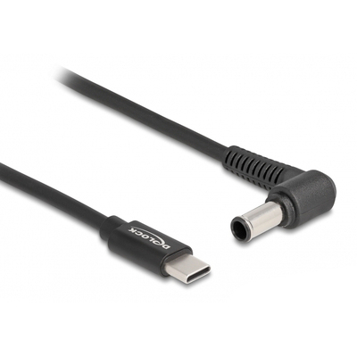 Product Καλώδιο Τροφοδοσίας Delock 87981, USB-C σε Sony 6x4.3mm, 1.5m, μαύρο base image