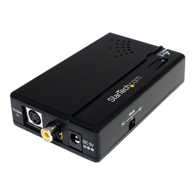 Product Μετατροπέας A/V HDMI Converter StarTech Composite and S-Video / with Audio - 1080p - Black base image