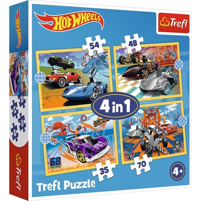 Product Παζλ 4in1 Hot Wheels Vehicles base image