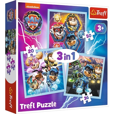 Product Παζλ 3in1 Mighty Pups Paw Patrol base image