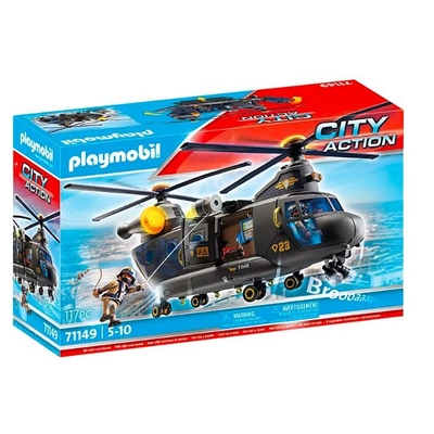 Product Playmobil City Action 71 149 Special Unit Rescue Helicopter Set base image