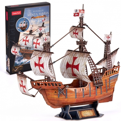 Product Παζλ Cubic Fun 3d Santa Maria base image
