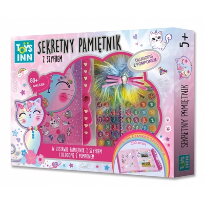 Product Παιδικές Χειροτεχνίες Stnux Diary with a code, cat base image