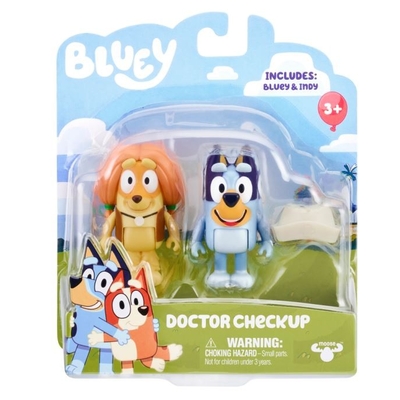 Product Φιγούρα Tm Toys Bluey 2-Pack Set Visit To The Doctor base image