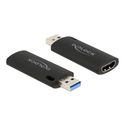 Product Αντάπτορας HDMI Delock video capture 88307, USB σύνδεση, 4K/30Hz, μαύρο base image