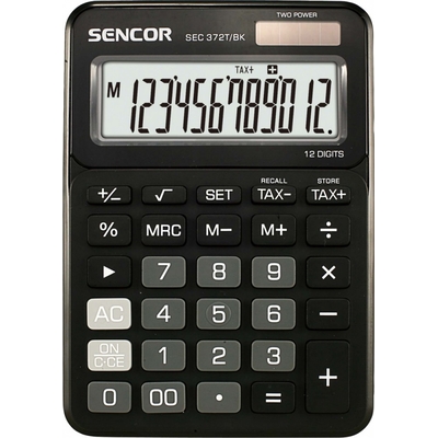 Product Αριθμομηχανή Sec 372bk Table, 12 Digit Lcd base image