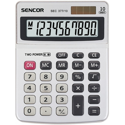 Product Αριθμομηχανή Sencor SEC 377/10 Table, 10 Digit LCD base image