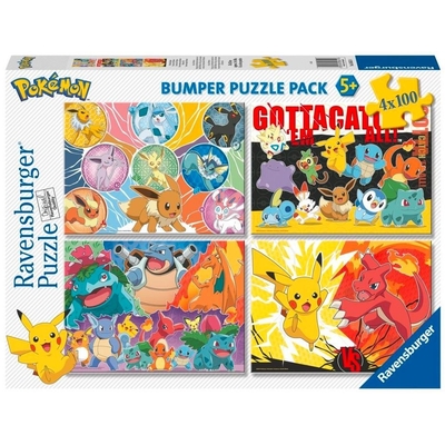 Product Παζλ 4x100 Κομμάτια Pokemon base image