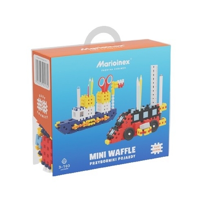 Product Παιχνίδι Κατασκευής Construction Blocks Marioinex Mini Waffle - Vehicle Toolboxes 140 Elements base image