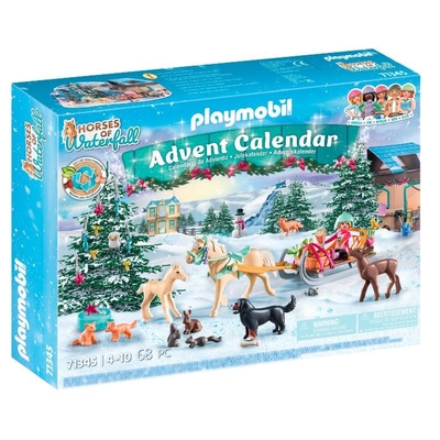 Product Playmobil Advent Calendar Horses Of Waterfall - Christmas Sleigh Ride base image