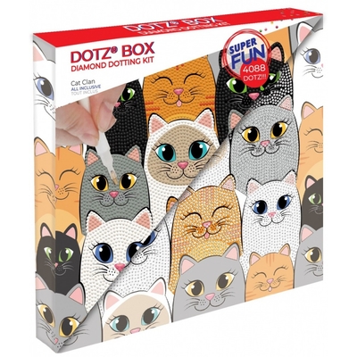 Product Παιδικές Χειροτεχνίες Dante Set Diamond Dotz - Cat Clan box base image
